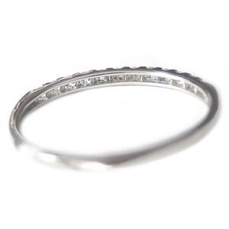 ダイヤモンド リング ハーフエタニティ 0.15ct 21号 プラチナ ダイヤモンド リング ハーフエタニティ 0.15ct 21号 プラチナ