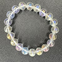 浄化＆安定　パワーストーンブレス　18cm　水晶　浄化済み