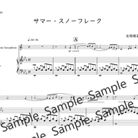 サマー・スノーフレーク（バリトンサクソフォンソロ・ピアノ伴奏)