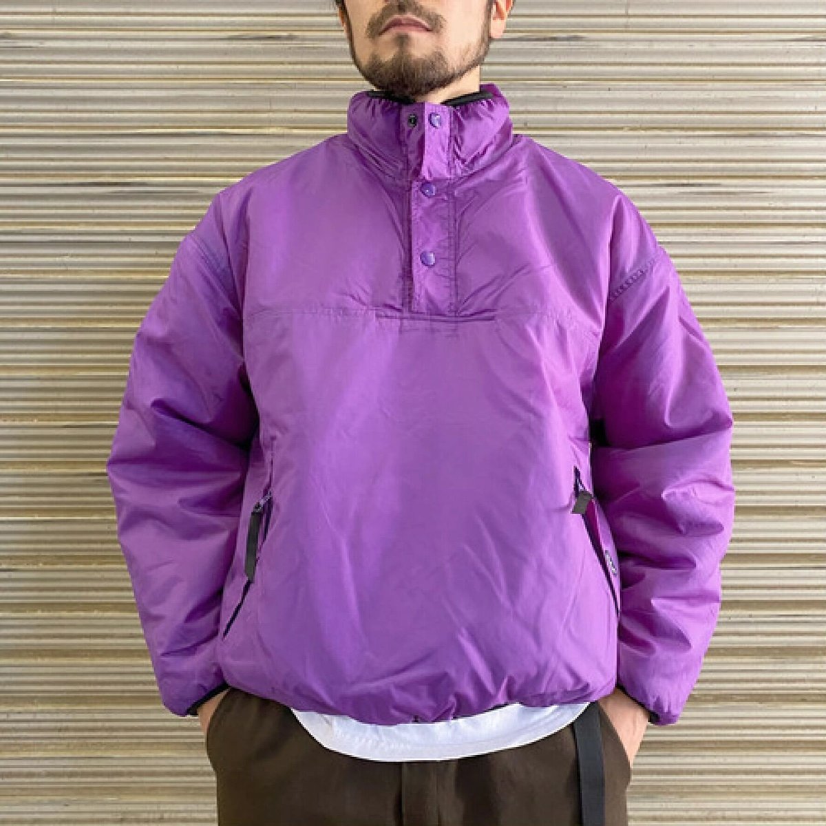 ヴィンテージ　ウールリッチ　リバーシブル ポンチョ WOOLRICH - WOOLRICH リバーシブルポンチョの通販 by つっちー's shop