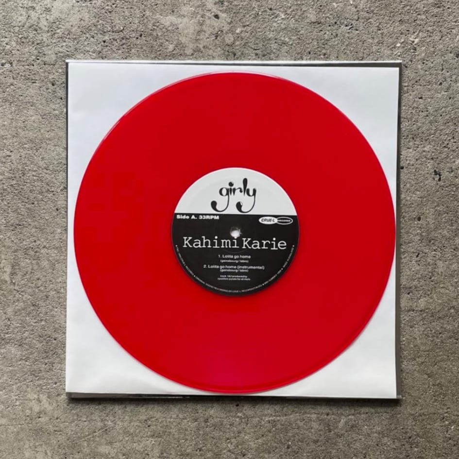 カヒミカリィ　Lolita go  10インチアナログ Kahimi Karie - Girly 10inch Red Vinyl(Dead Stoc