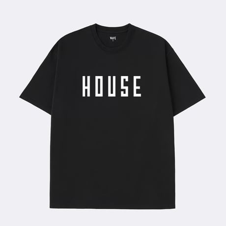 CRUE-LWAVE MUSIC TEE “HOUSE” Black