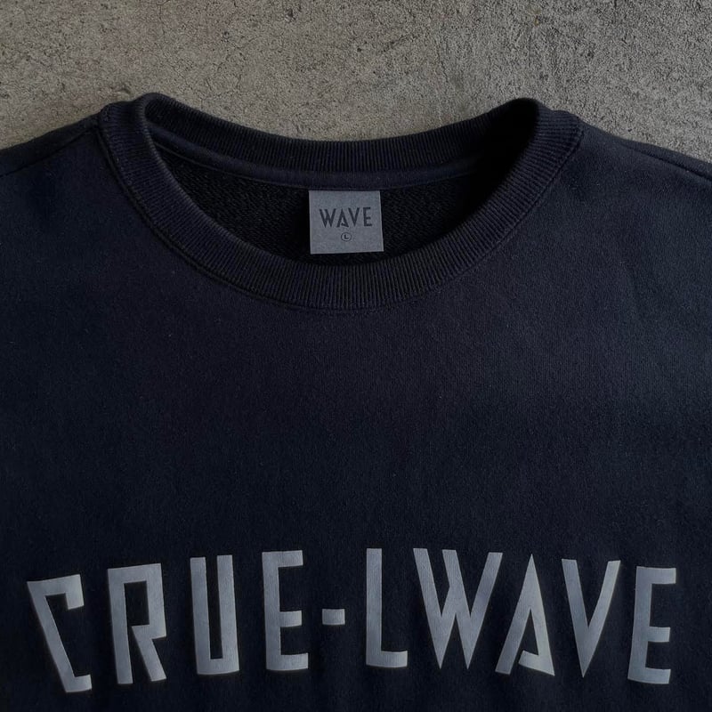 CRUE-L WAVE スウェット XL CRUE-L WAVE - FIX IT IN THE MIX SWEAT BLACK | C