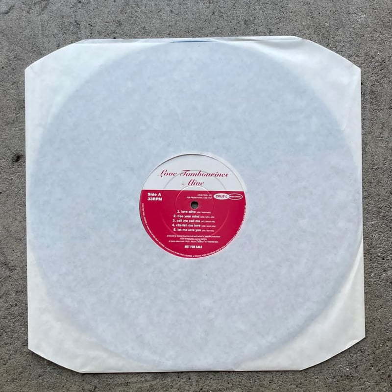 限定150枚　Love Tambourines「Alive」プロモ 2LP 限定150枚 Love Tambourines「Alive」プロモ 2LP 限定150枚 Love