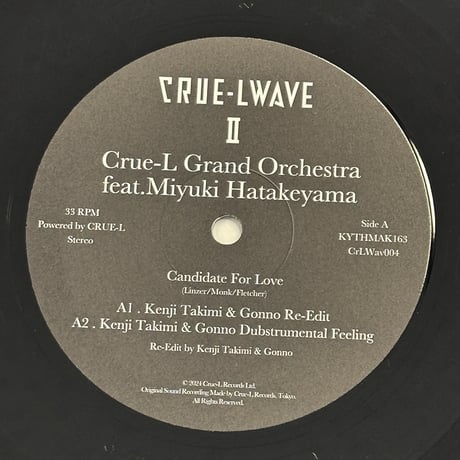 Crue-L Grand Orchestra ft.Miyuki Hatakeyama - Kenji Takimi & Gonno Re-Edit
