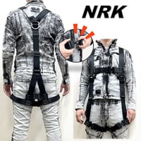 NRK フルハーネス AY-10-OT Y型ハーネス ワンタッチバックル 腿水平 フリーサイズ 使用可能質量130kg 墜落制止用器具適合 新規格 安全帯 Produced by 椿モデル