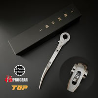 【特注ステン】プロギア PROGEAR×トップ工業 TOP ラチェット17mm×21mmステンレス柄 コンパクトラチェット SRM-1721C 住宅施工など