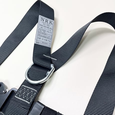 NRK フルハーネス AY-10-OT Y型ハーネス ワンタッチバックル 腿水平 フリーサイズ 使用可能質量130kg 墜落制止用器具適合 新規格 安全帯 Produced by 椿モデル
