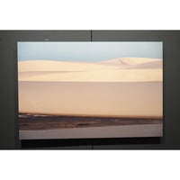 写真パネル 75cm x 50cm「夕日に照るレンソイス砂丘」《新中古・展示品》