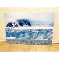 写真パネル「スバールバル諸島の氷河」60cm x 90cm《新中古・展示品》
