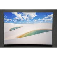 写真パネル 45cm x 30cm「レンソイス砂漠の湖」《新中古・展示品》