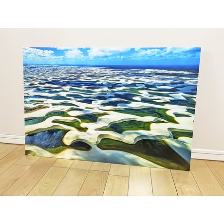 写真パネル 90cm x 60cm「レンソイス砂漠 無限の湖」《新中古・展示品》