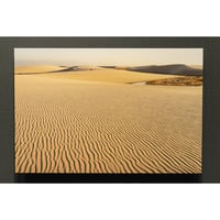 写真パネル 60cm x 40cm「夕日に照るレンソイス砂漠の風紋」《新中古・展示品》