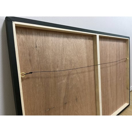 写真パネル 90cm x 60cm「サトウキビ畑を耕す」《新中古・展示品》
