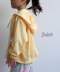 【ラスト・M100/L110/XL115】5COLORジップアップパーカー