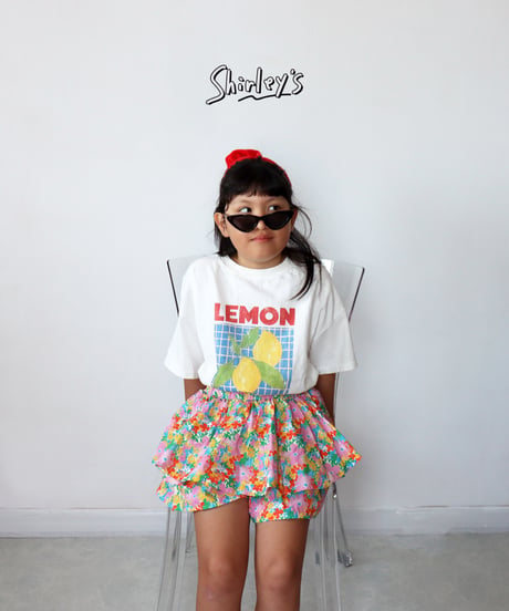 【ラスト・S93~102/M102~110cm】lemon Tシャツ