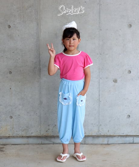 【90～122cm】レース刺繍パンツ