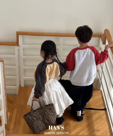 【ラスト・S90~100/M100~105】MOM&KIDS裏起毛NASAスウェット