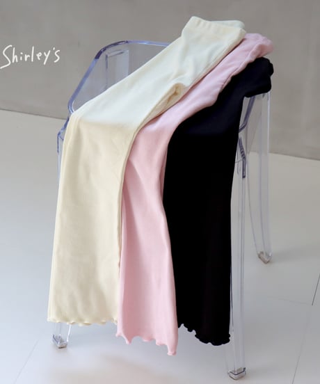 【90～140size】フレアリブレギンス