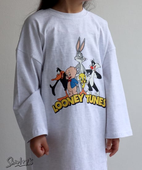 【90~130cm】Looney Tunes Tシャツワンピース