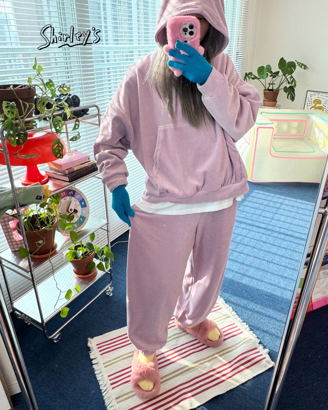 ベルベット生地のセットアップ❤︎ ADULT/ラスト・ブラックのみ】ベルベットセットアップ | Shirley's