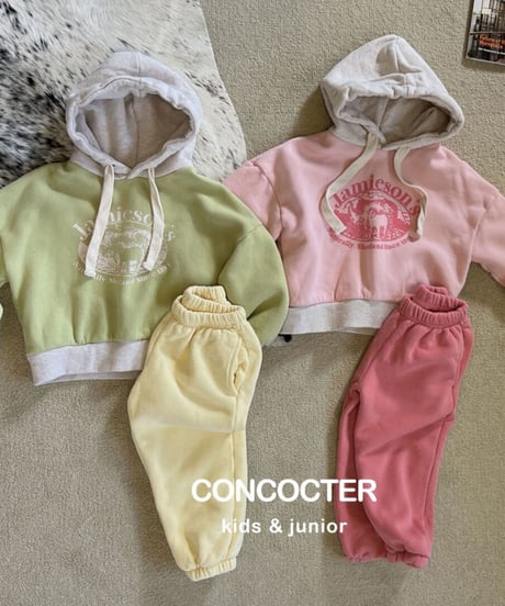 【ラスト・グリーンL100~110】concocterフーディーセットアップ