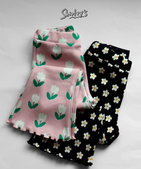 【95~125cm】springパターンフレアパンツ