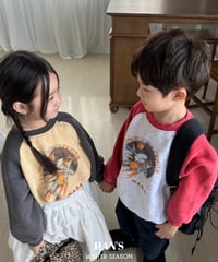 【ラスト・S90~100/M100~105】MOM&KIDS裏起毛NASAスウェット