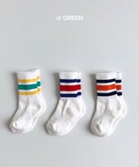 【ラスト・L17~19cm/XL19~21cm】ラインソックス3足セット