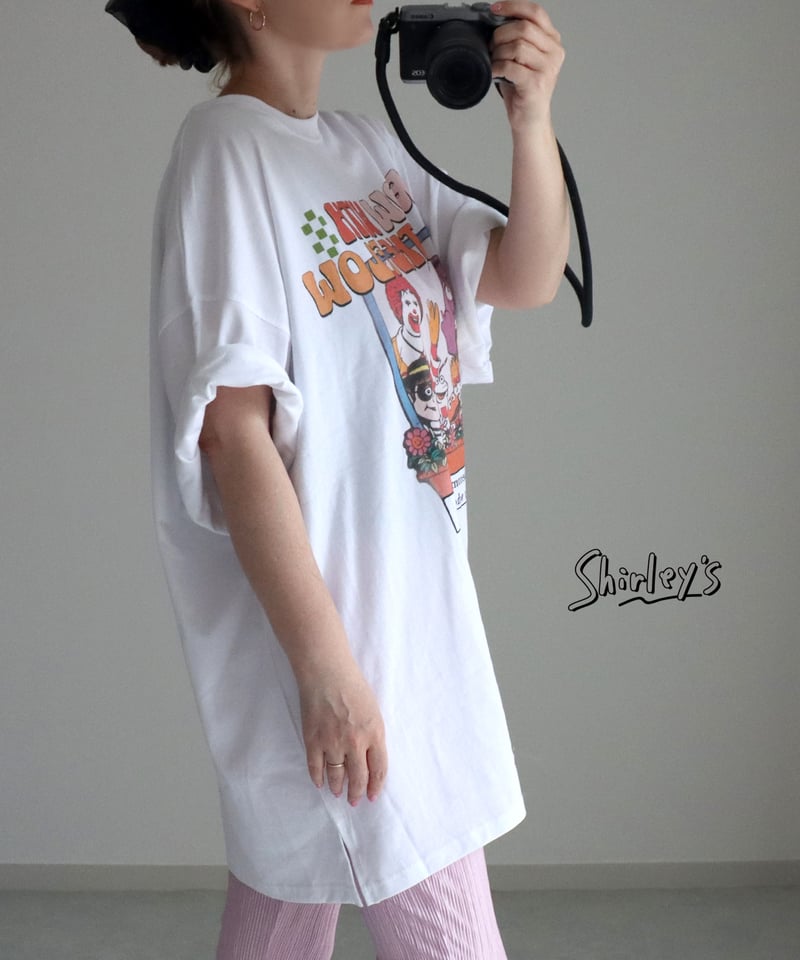 ADULT】Grow with the flowオーバーサイズTシャツ | Shirley's