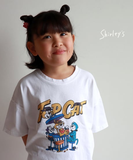 【ラスト・ホワイト15号135~145】TopCat半袖Tシャツ