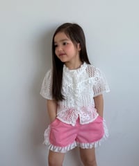 【100~135cm】クロシェブラウス