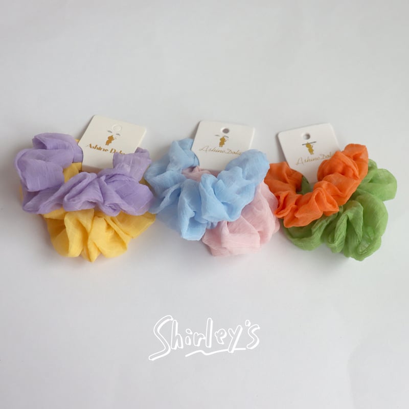 カラーシュシュ2個セット | Shirley