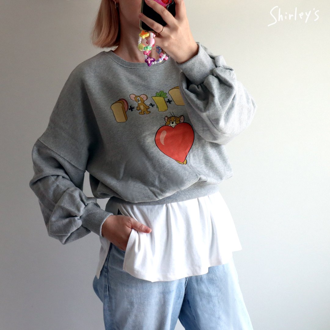 トップス Jerry ADULT】トム＆ジェリースウェットトップス | Shirley's