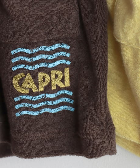 【90〜122cm】capriパイル地ハーフパンツ