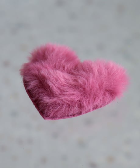 HEARTエコファーヘアクリップ