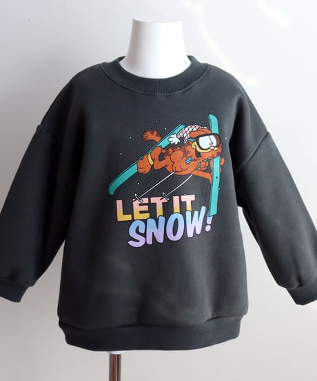 【ラスト・M93~102】裏起毛Let's snowスウェット