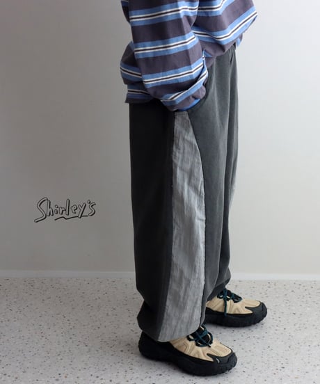 【90～122cm】カラー切り替えパンツ