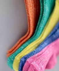 【ラスト・2号/12〜14cm】グリッターソックス5足セット