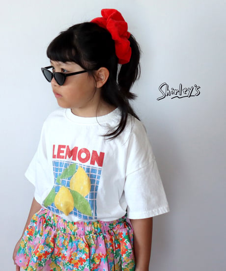 【ラスト・S93~102/M102~110cm】lemon Tシャツ