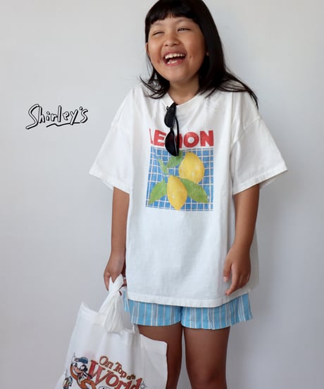 【ラスト・S93~102/M102~110cm】lemon Tシャツ