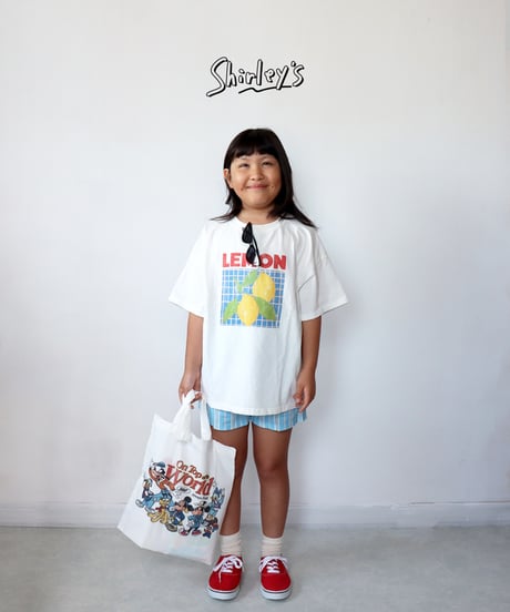 【ラスト・S93~102/M102~110cm】lemon Tシャツ