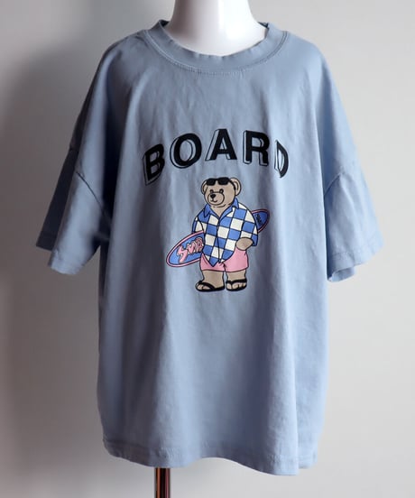 【ラスト・ブルーL105～112cm】ベアーボードTシャツ