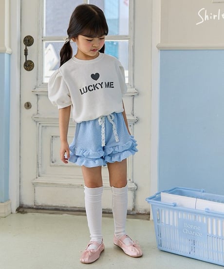 【ラスト・ホワイトS85~/L105~】ソフトフリルショートパンツ