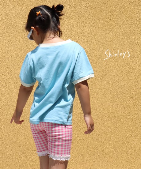【ラスト・ピンクS85〜95】バルーンベア半袖Tシャツ