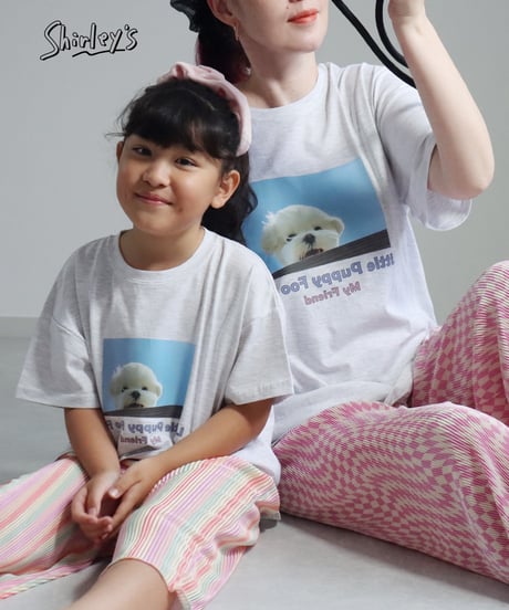 【ADULT&KIDS80㎝~120㎝】FooFoo半袖Tシャツ