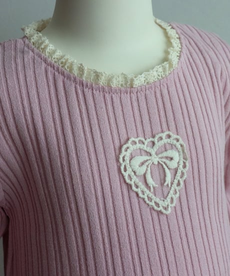 【BABY・S~6m/M~12m】レースモチーフロンパース