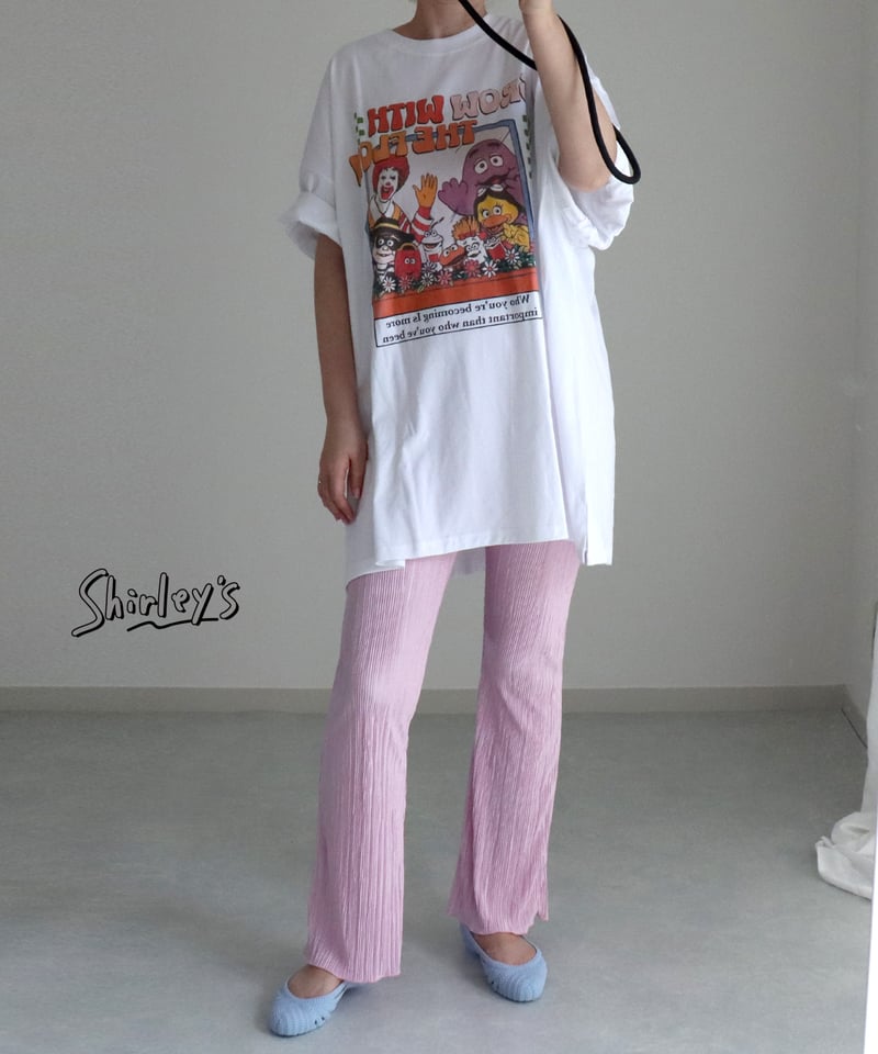 ADULT】Grow with the flowオーバーサイズTシャツ | Shirley's