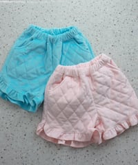 【ラスト・ピンクM95~/XL110~/ブルーL100~】Twinkleキルティングパンツ