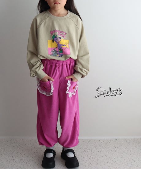 【90～122cm】レース刺繍パンツ
